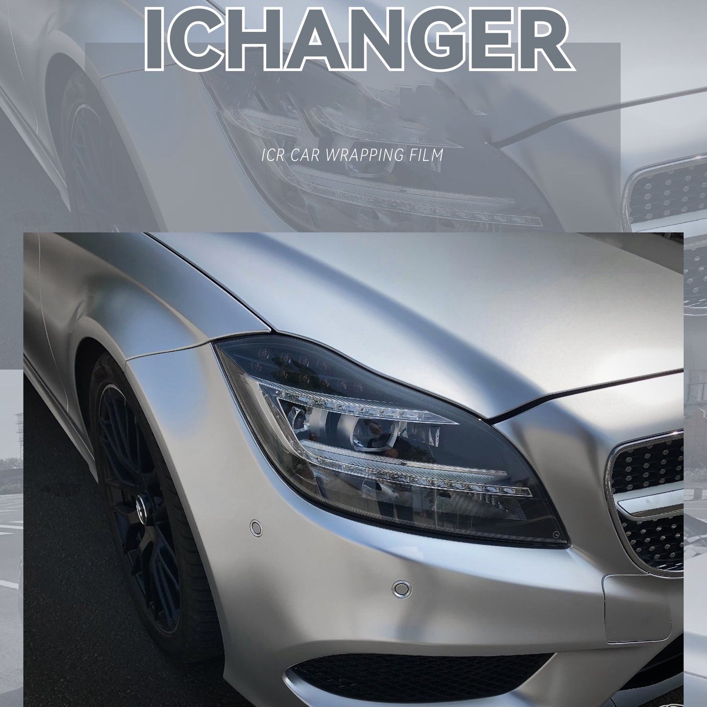 Wrapping Car Satin Metallic Silver