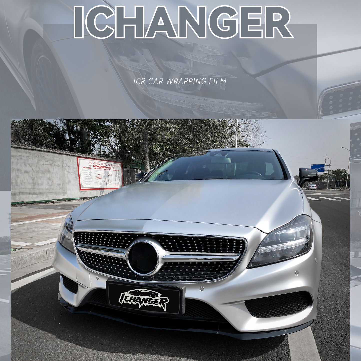Wrapping Car Satin Metallic Silver
