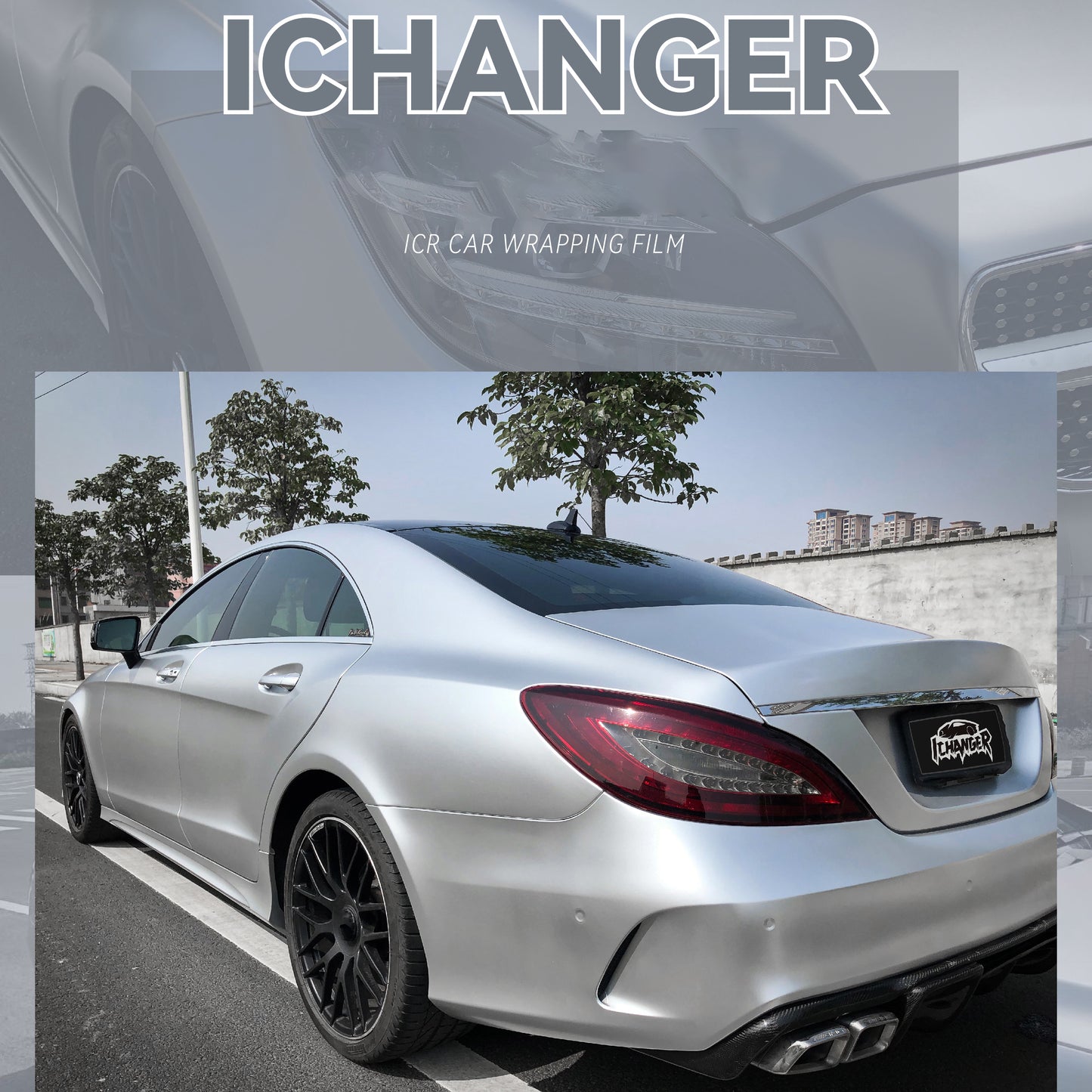 Wrapping Car Satin Metallic Silver