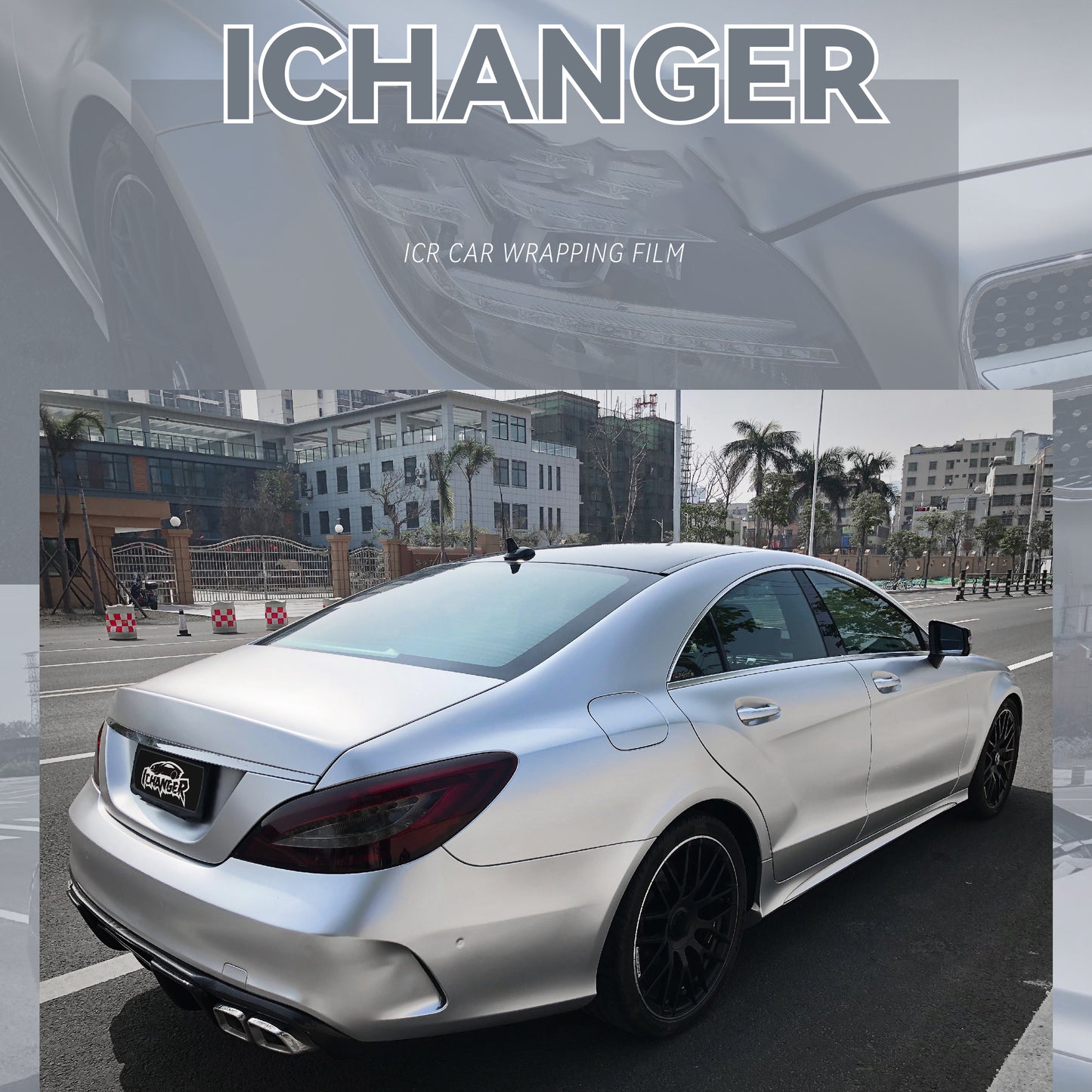 Wrapping Car Satin Metallic Silver