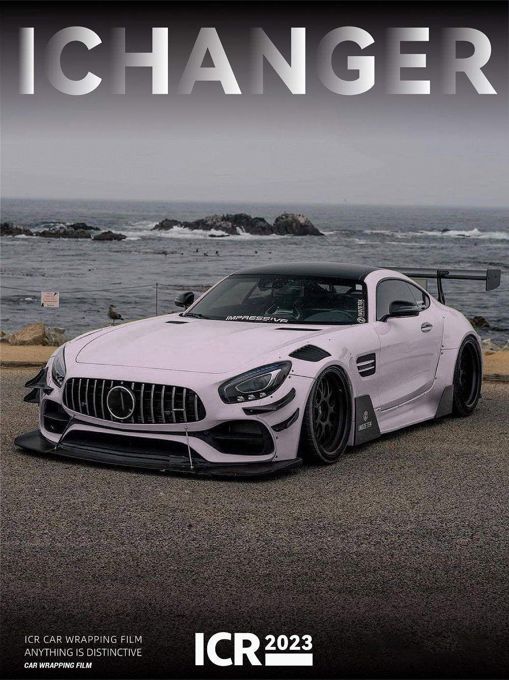 Wrapping Film Super Gloss Fog Purple
