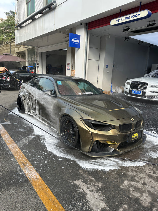 Car Vinyl Film Golden Copper for BMW M4 F82