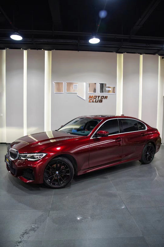 Does Wrapping A Car Damage The Paint PPF Liquid Chasm Red for BMW