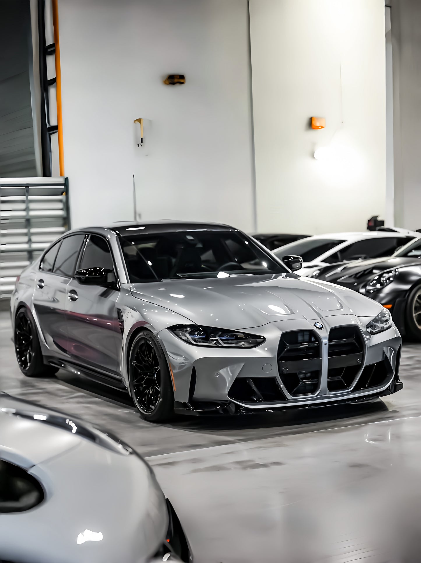 ICRPPFCOLOR Car Wrapping PPF Liquid Ray Silver for BMW