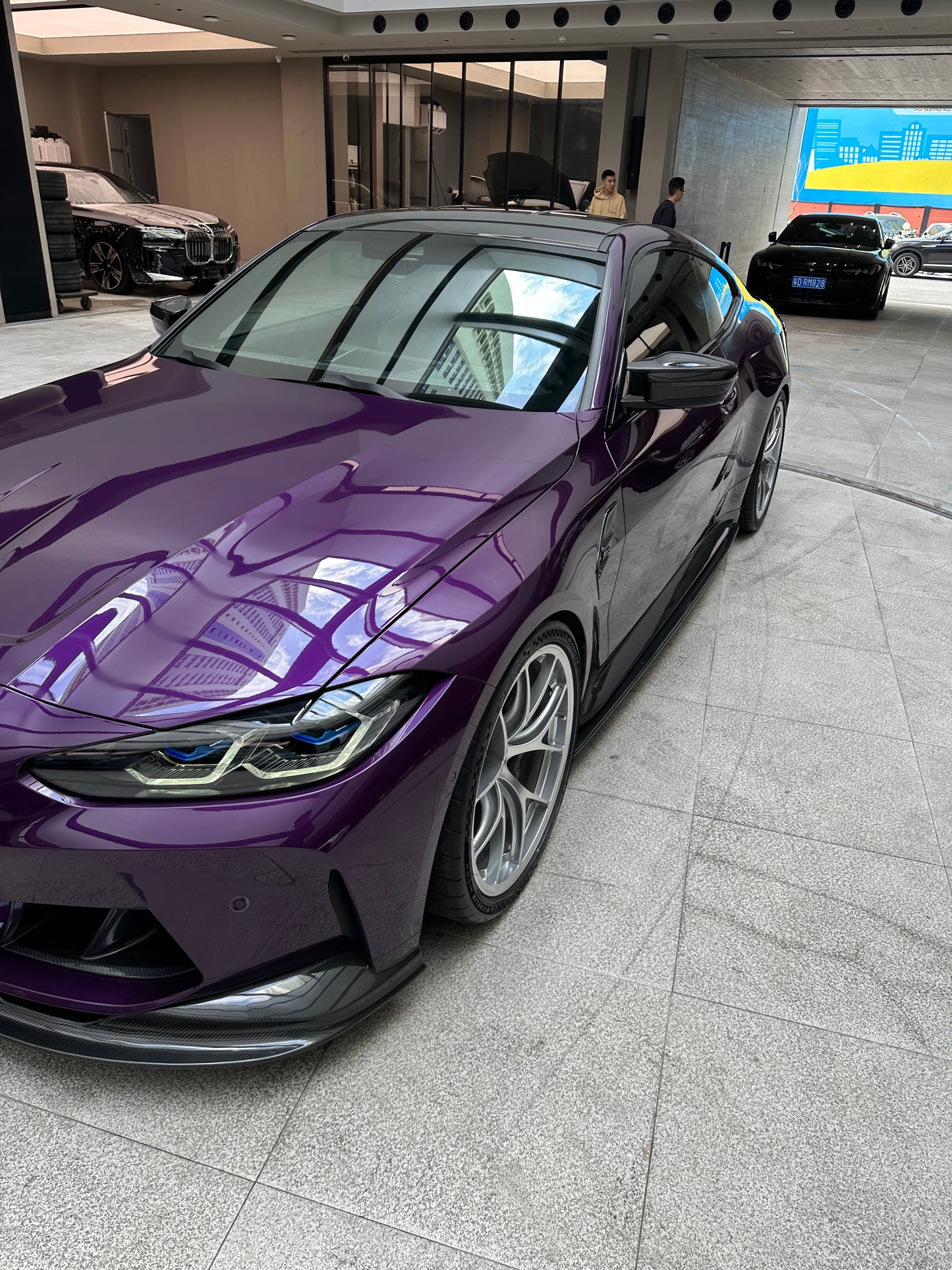 Car Vinyl Twilight Purple for BMW M4 G82
