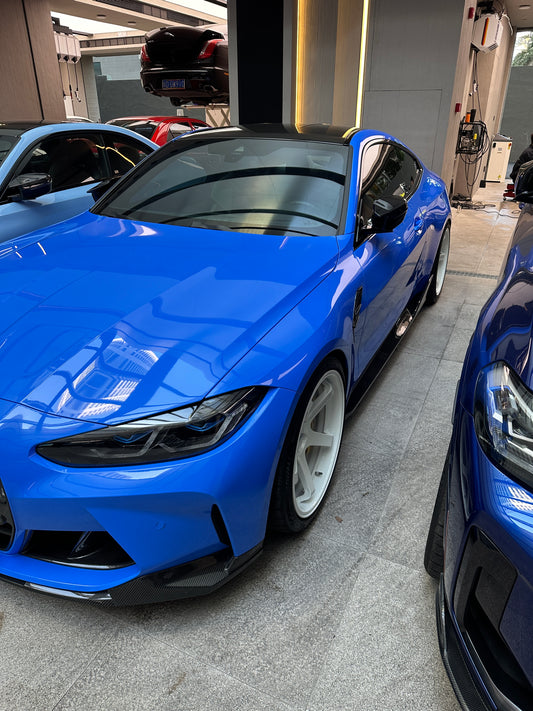 Premium Car Wrap Vinyl Film Shark Blue for BMW M4 G82