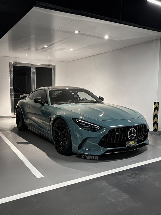 Car Wrapping Vinyl Near Me In Chicago Salix Grey for Mercedes Benz