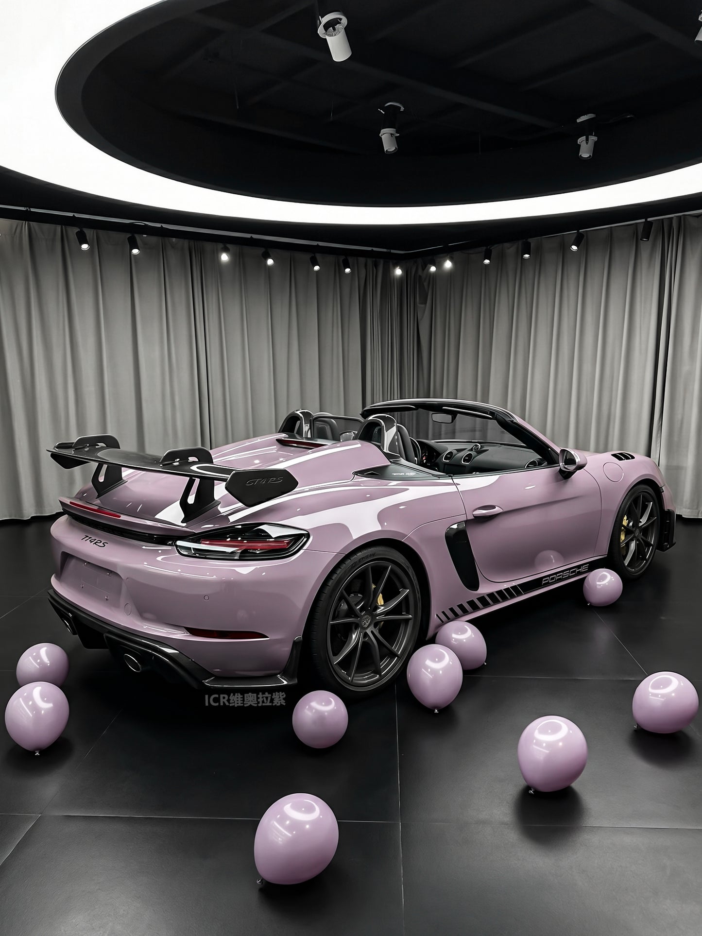 How Long Full Car Vinyl Wrapping in Germany Vola Purple for Aston Martin