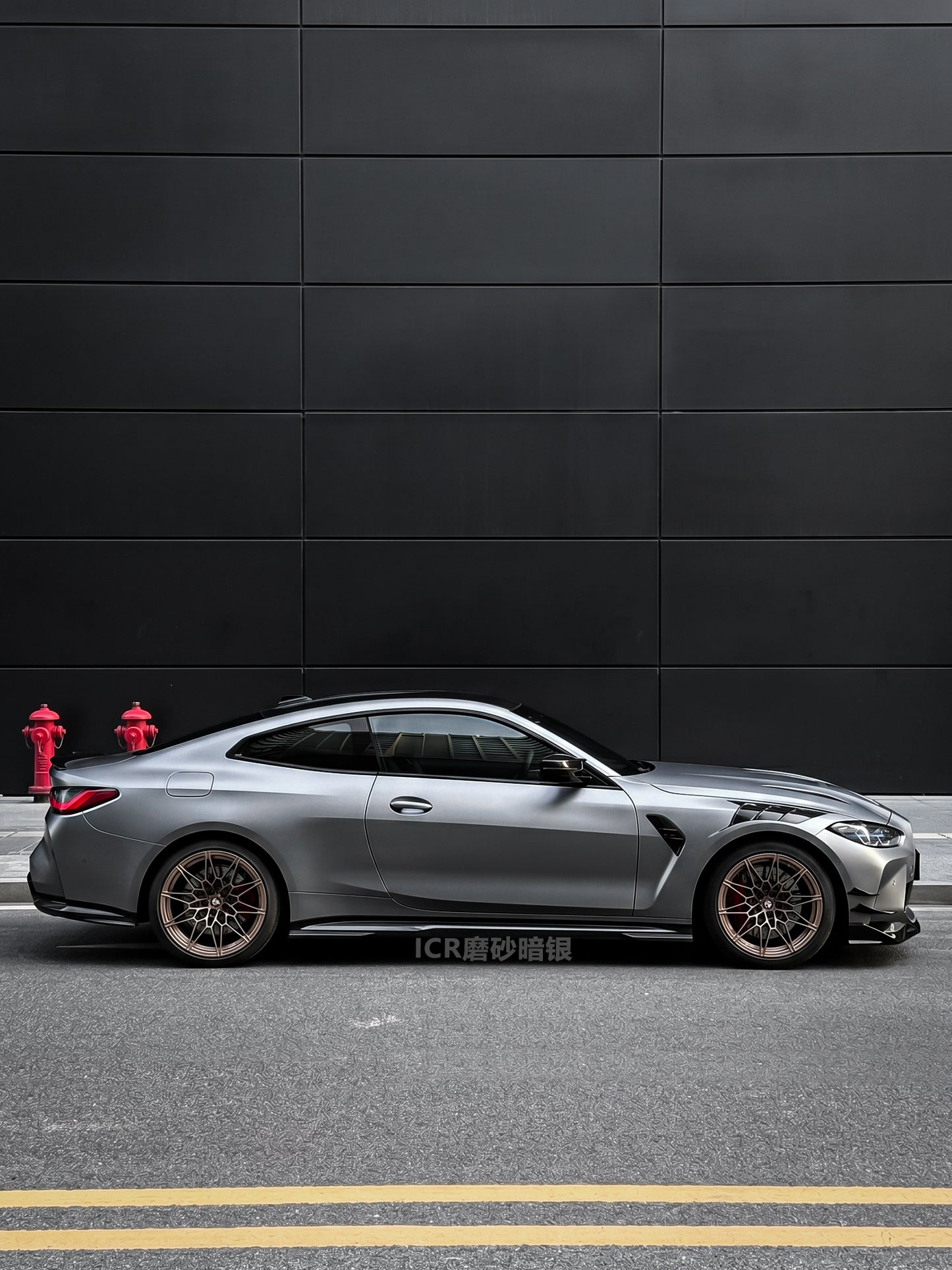 Where to Wrap Ichanger Vinyl Film in Canada Frosted Silver for BMW M4