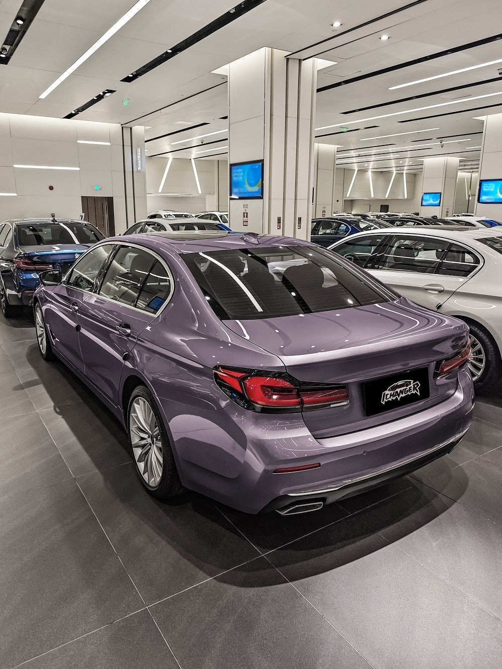 Vinyl Wrap Water Purple