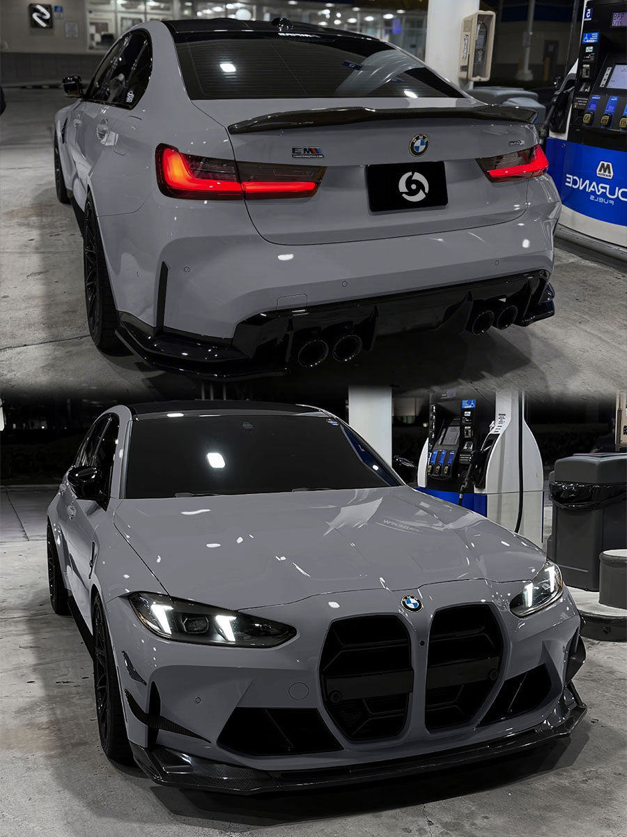 Wrapping Car Near Me in Los Angeles PPF Mountain Grey for BWM