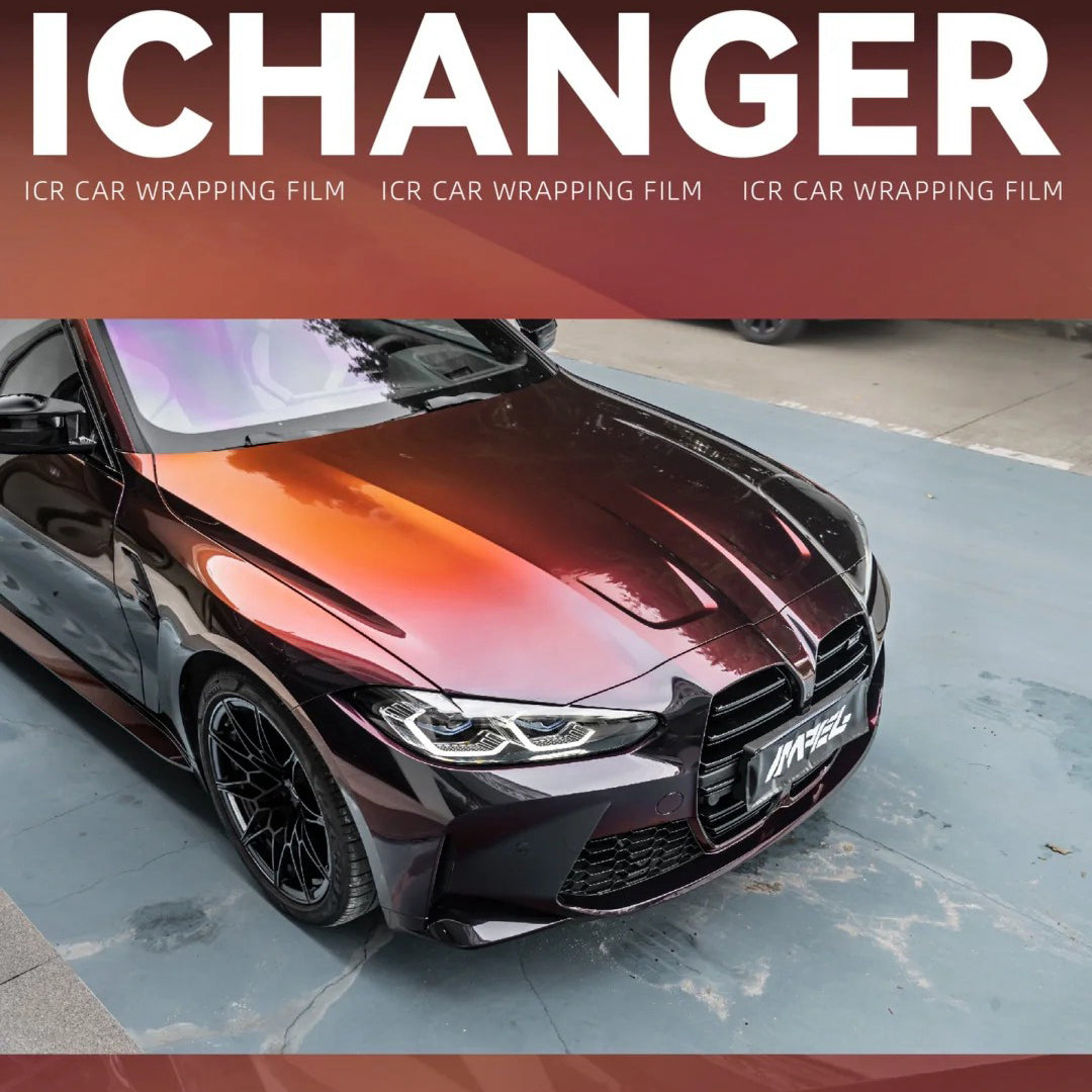 Vinyl Wrap Ambiglow Black to Red