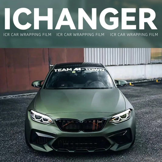 Wrapping Film Matte Metallic Stone Green