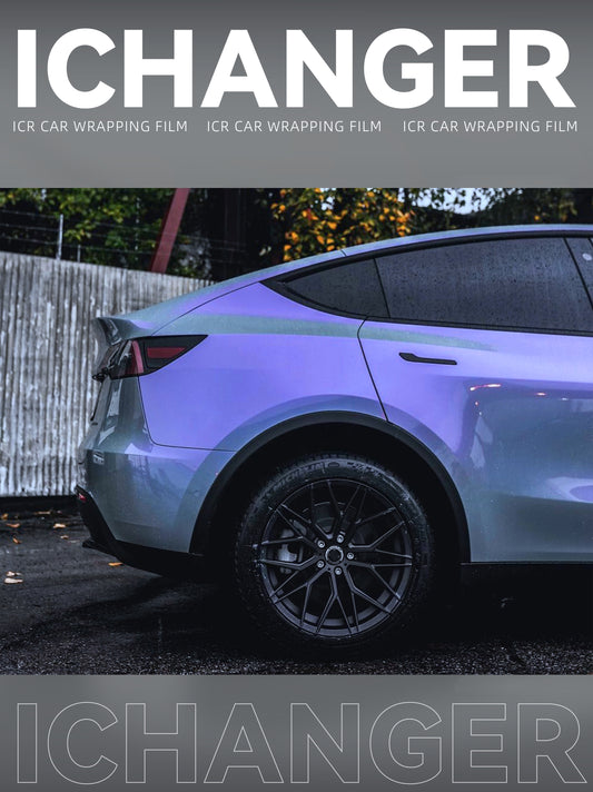 Vinyl Wrap Magic Twin Color Grey to Purple