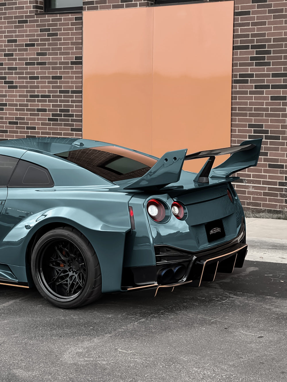 Vinyl Wrap Salix Grey For Nissan GT