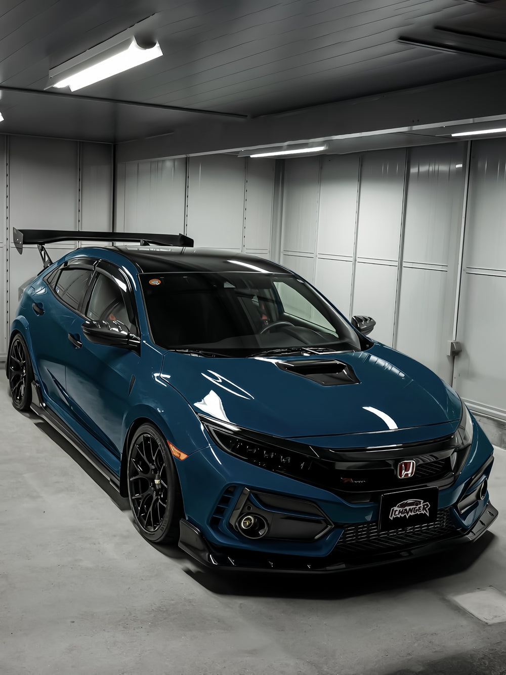 Vinyl Wrap Deep Blue For Honda