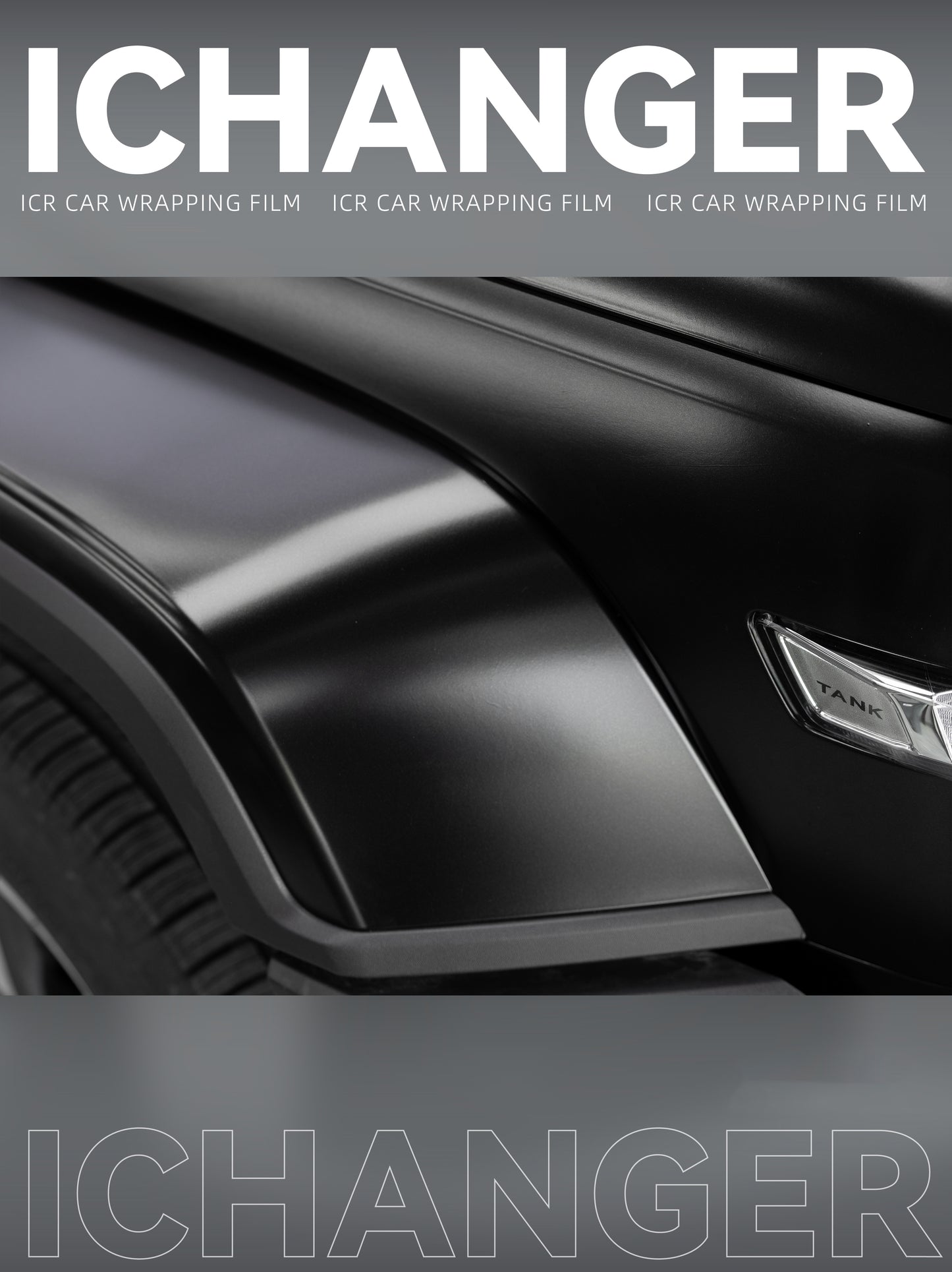 Vinyl Wrap Satin Metallic Black