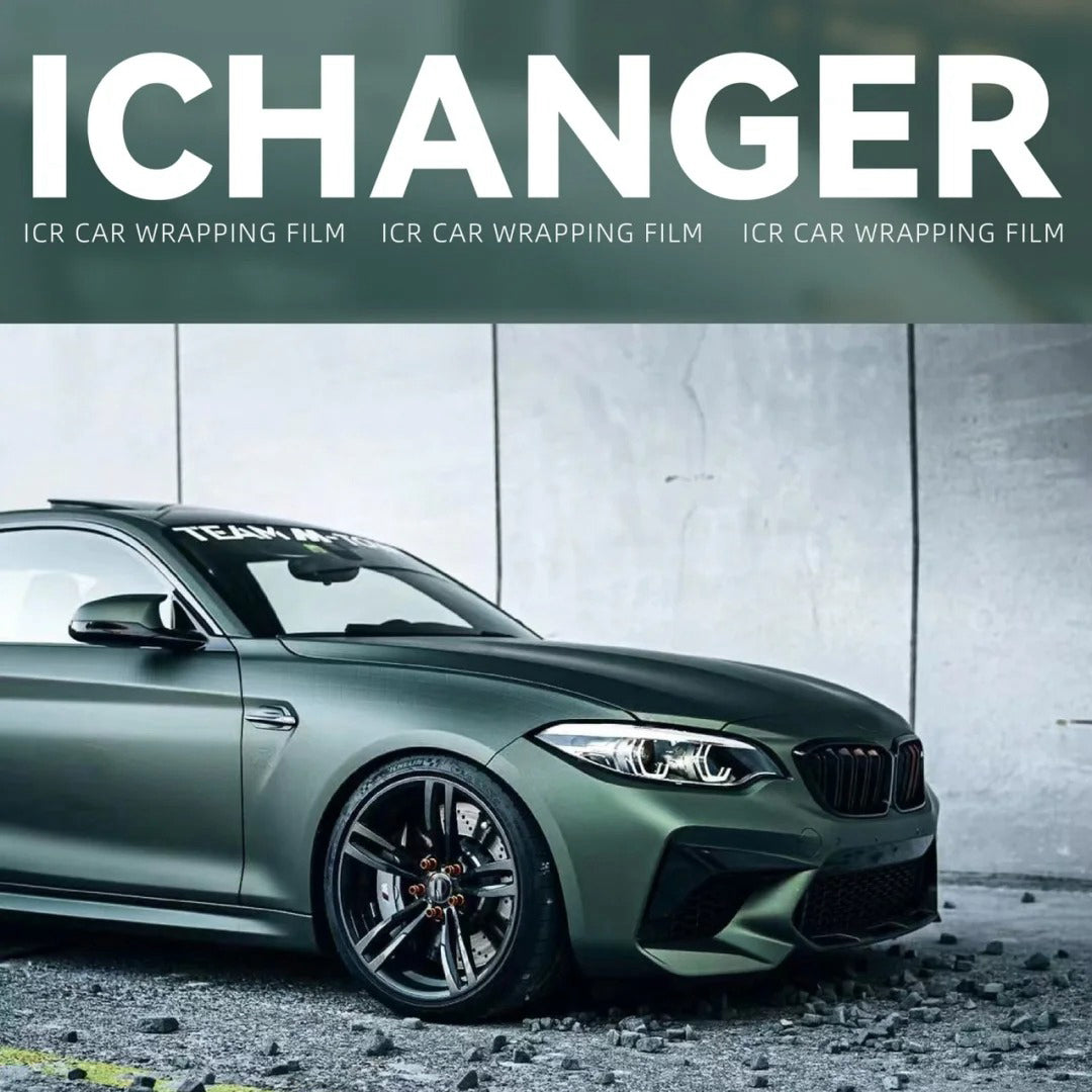 Car Wrap Vinyl Design Matte Metallic Stone Green Wrapping Film