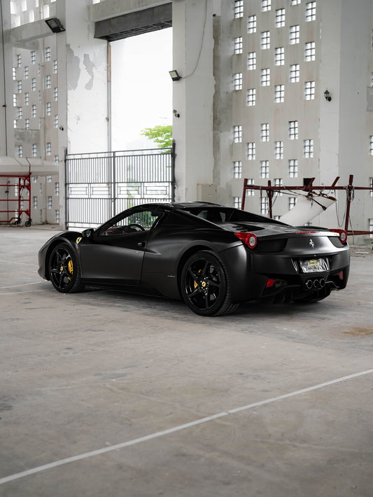 Vinyl Wrap Batman Black for Ferrari