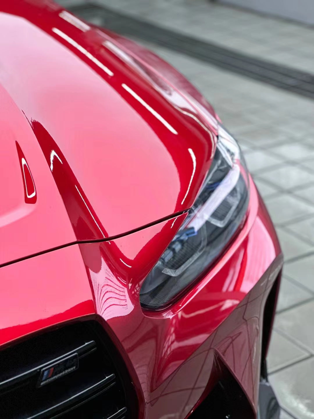 Vinyl Wrap Liquid Metal Store Red