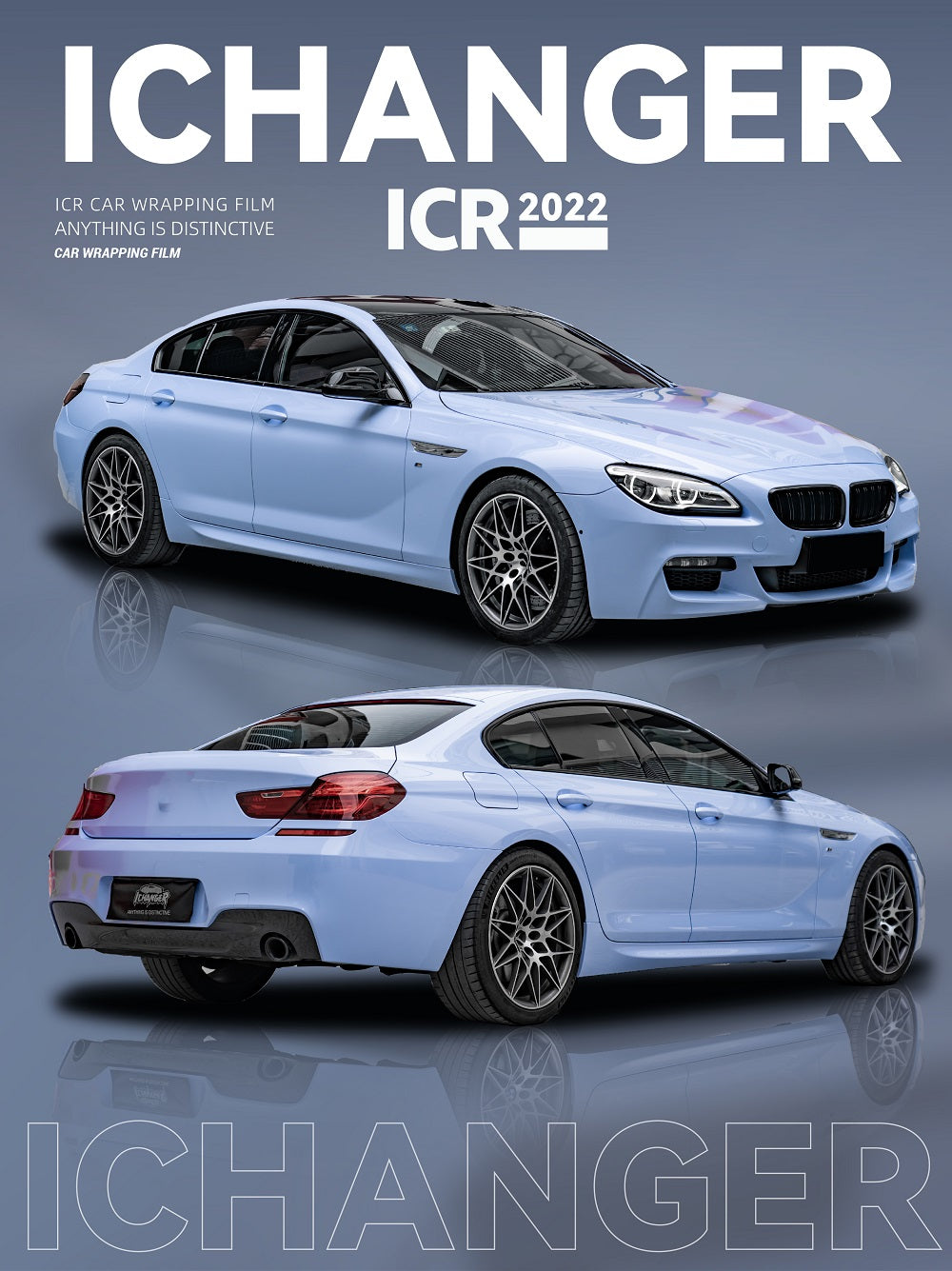 Vinyl Wrap Mousse Blue