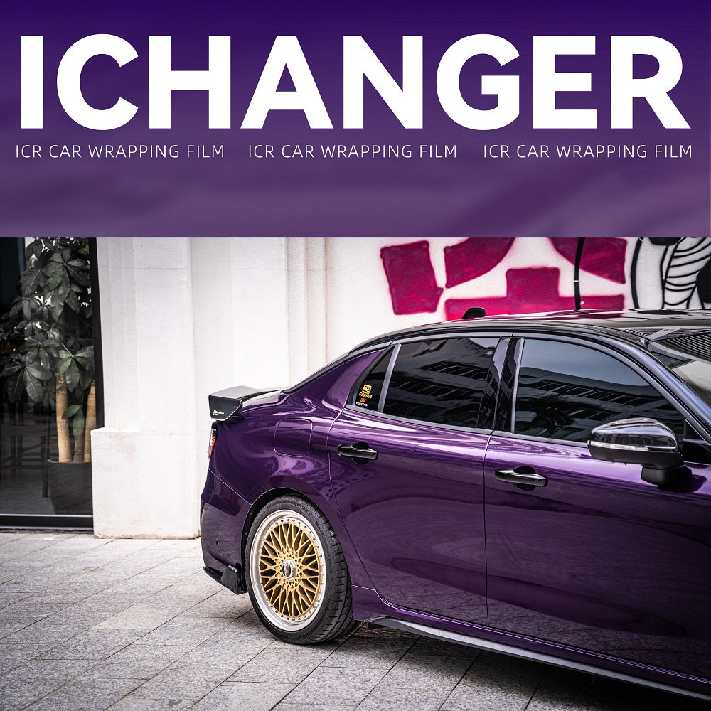 Car Wrap Present Shop Venice Purple Wrapping Vinyl Film