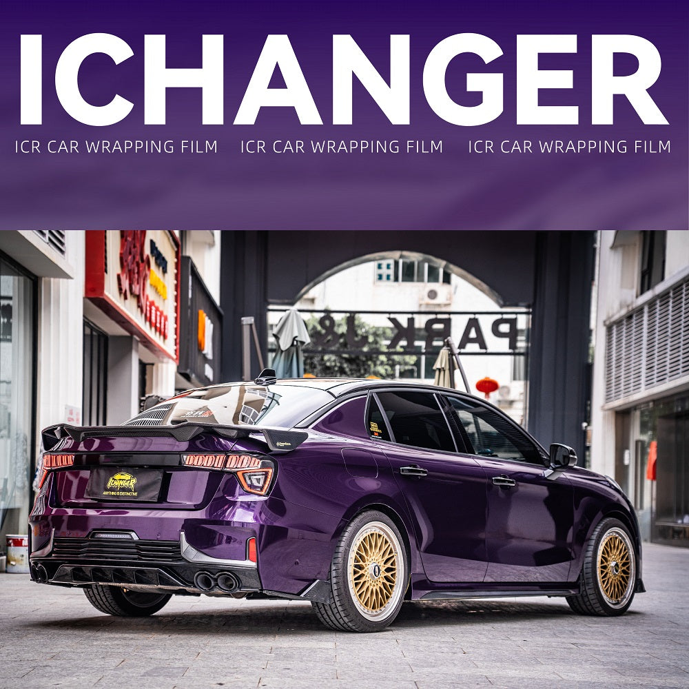 Car Wrap Present Shop Venice Purple Wrapping Vinyl Film