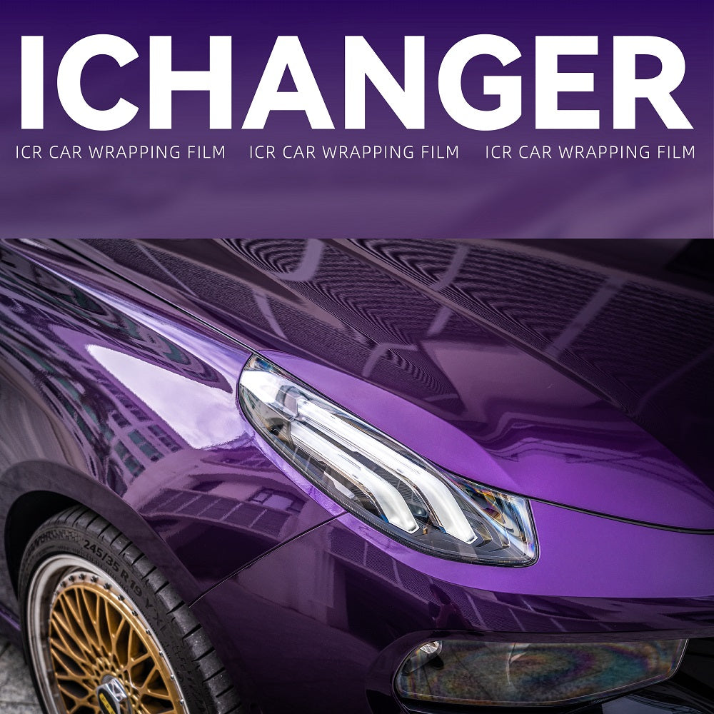 Car Wrap Present Shop Venice Purple Wrapping Vinyl Film