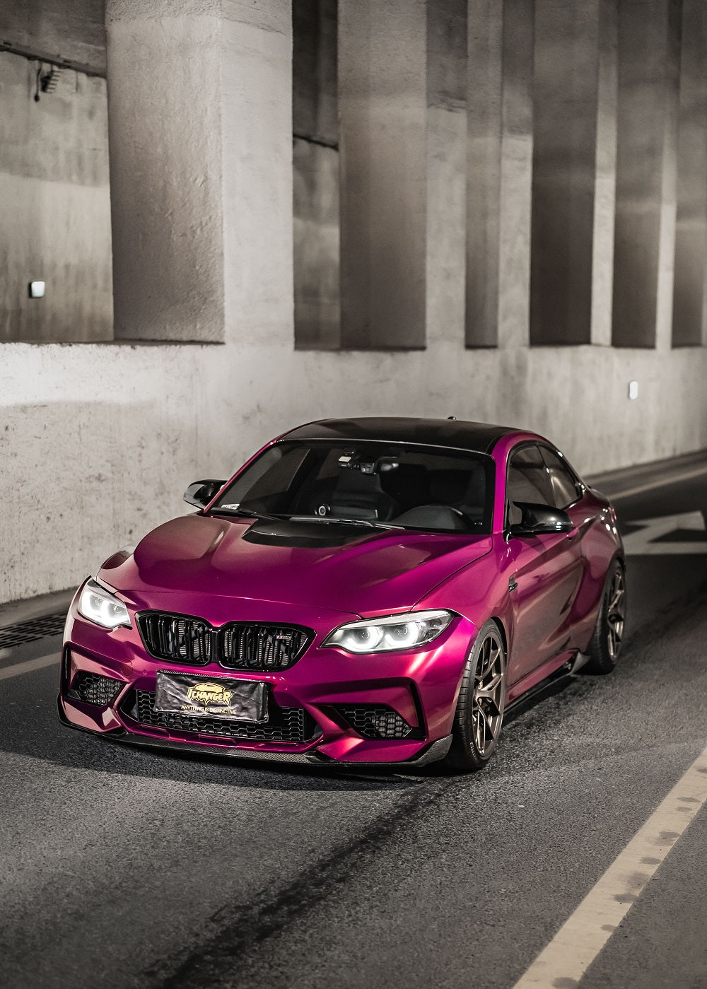 Vinyl Wrap Glasses Tata Red