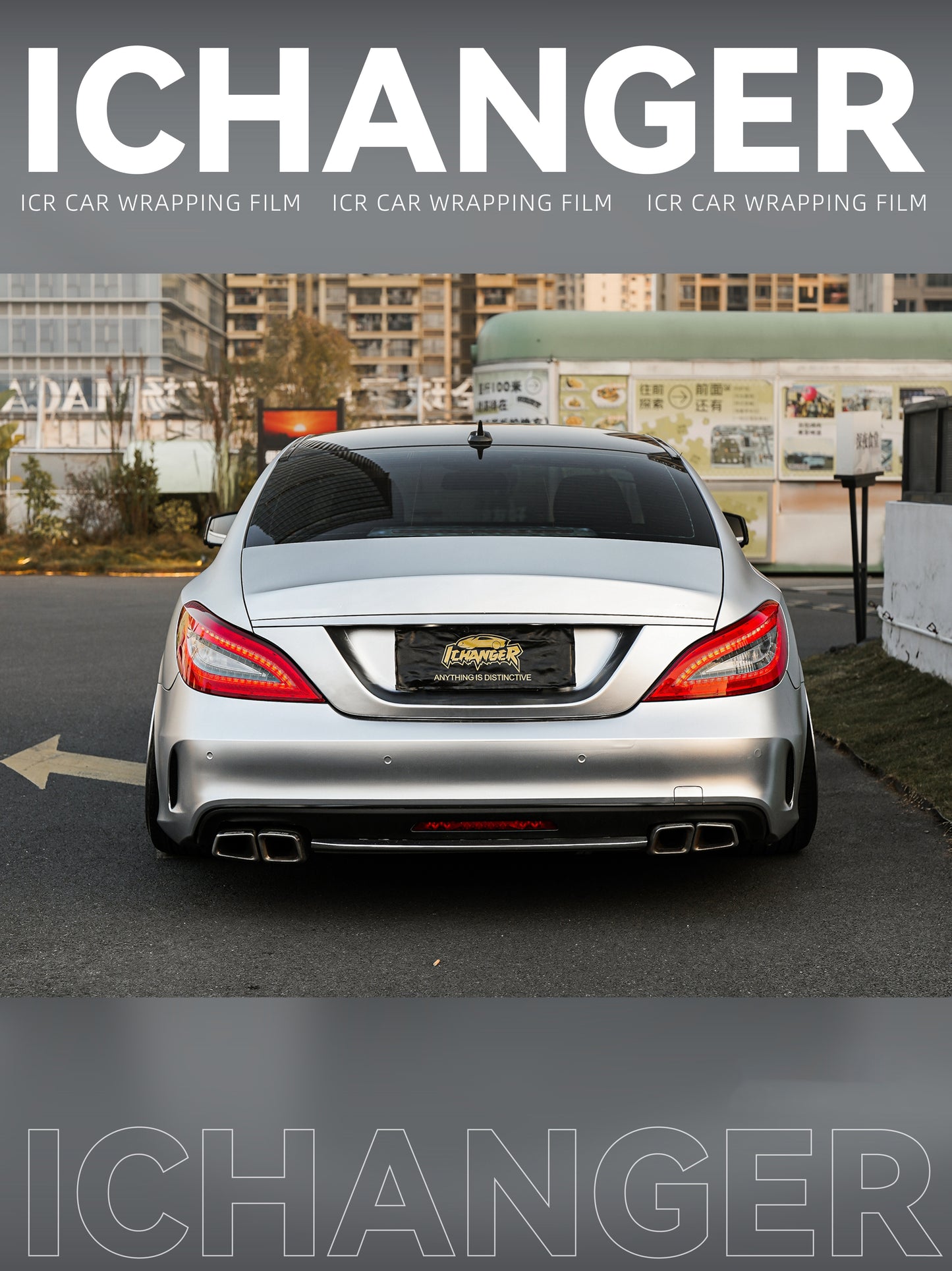 Vinyl Wrap Matte Metallic Alexander Silver