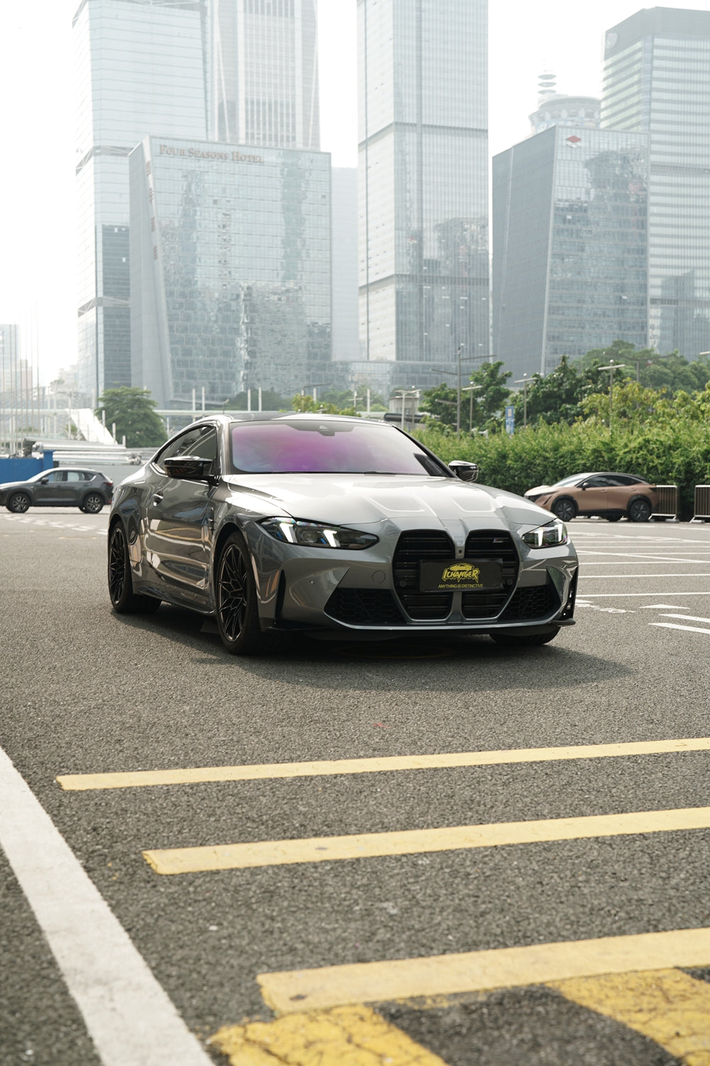 Vinyl Wrap Mountain Tai Grey
