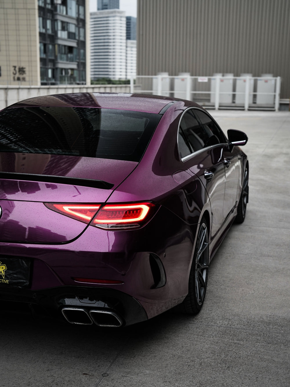 Vinyl Wrap Siberia Purple For Mercedes Benz GLS