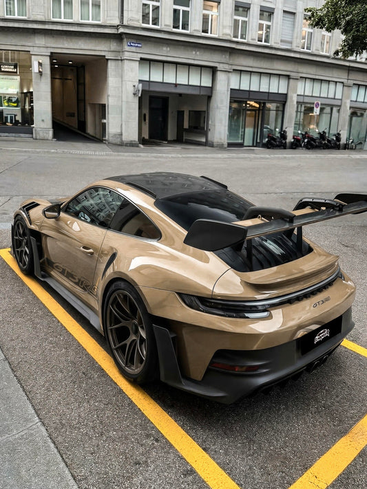 How Much Full Vinyl Wrapping in Florida Miami Filbert Brown for Porsche 911