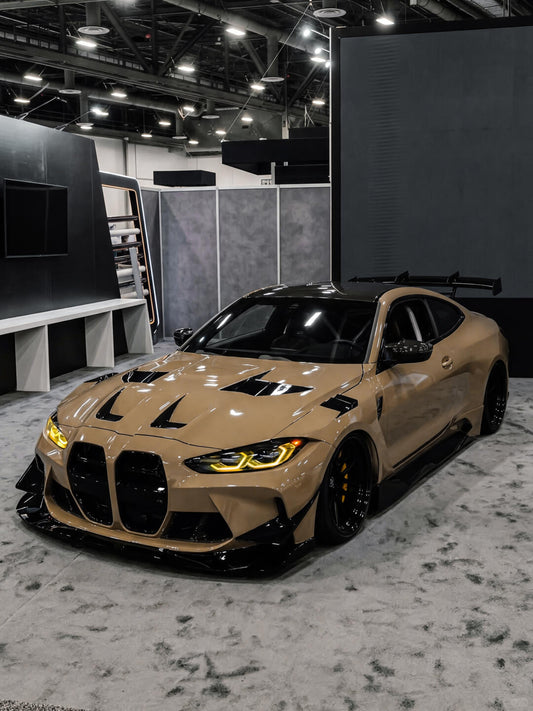 Ichanger Premium Car Wrap Film Brand Filbert Brown for BMW M4