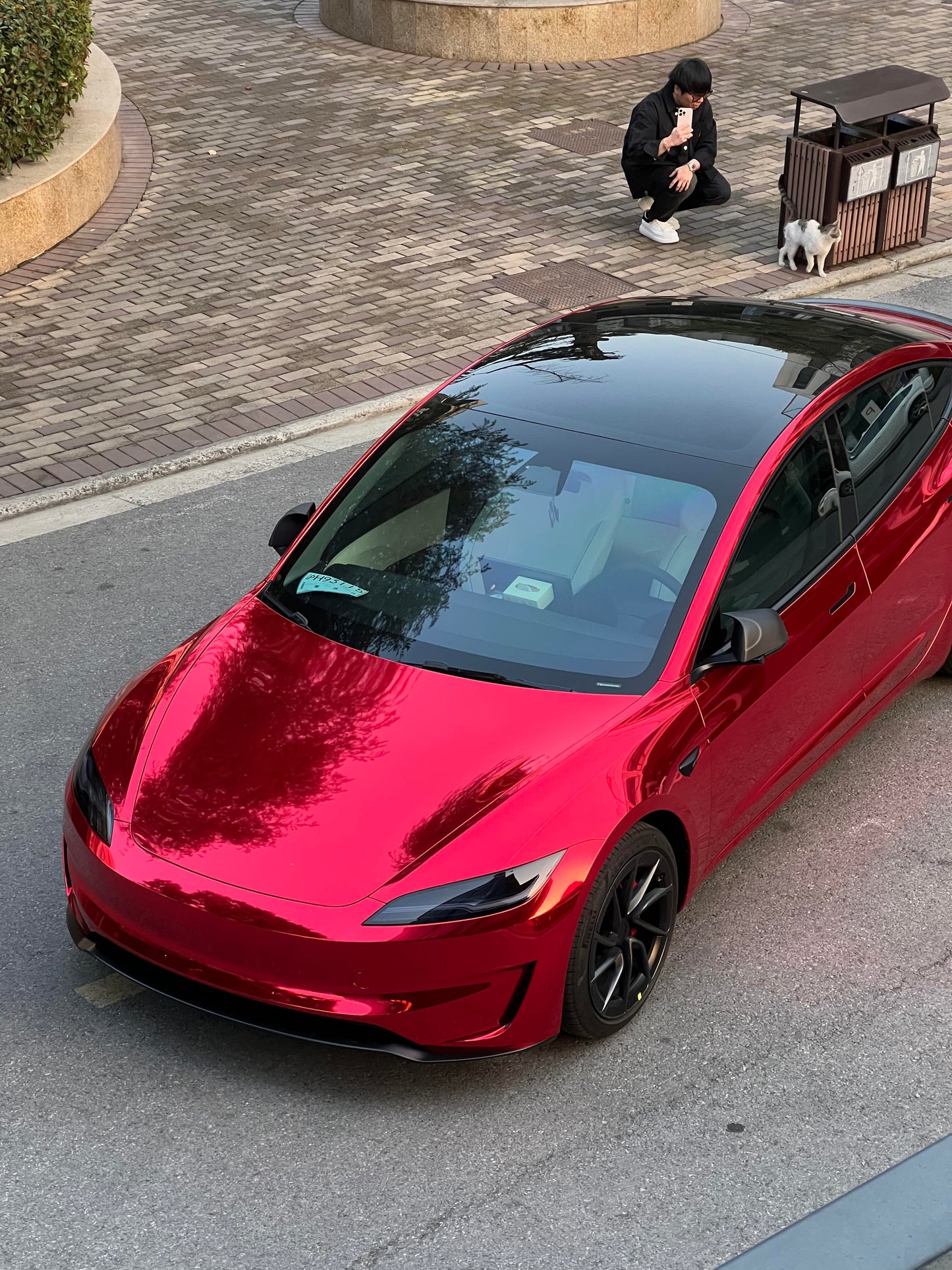 Vinyl Wrap Mirror Chrome Red