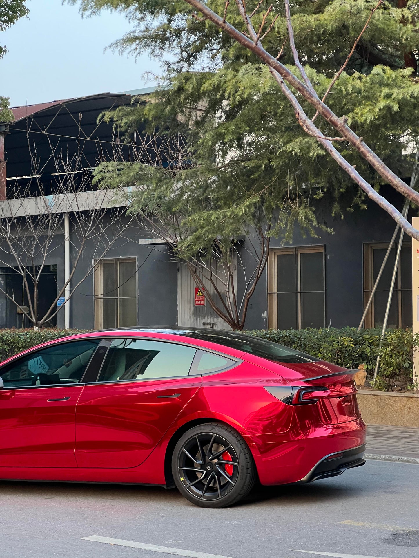 Vinyl Wrap Mirror Chrome Red
