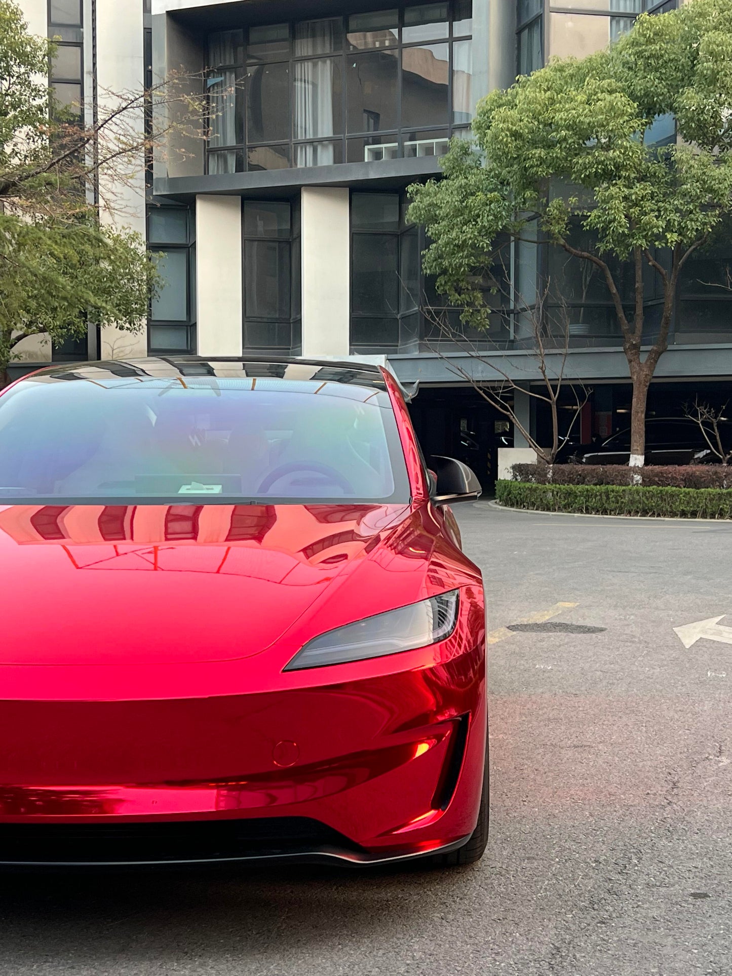Vinyl Wrap Mirror Chrome Red