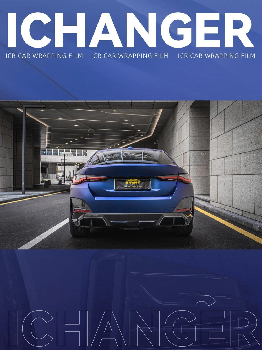 Vinyl Wrap Matte Klein Blue