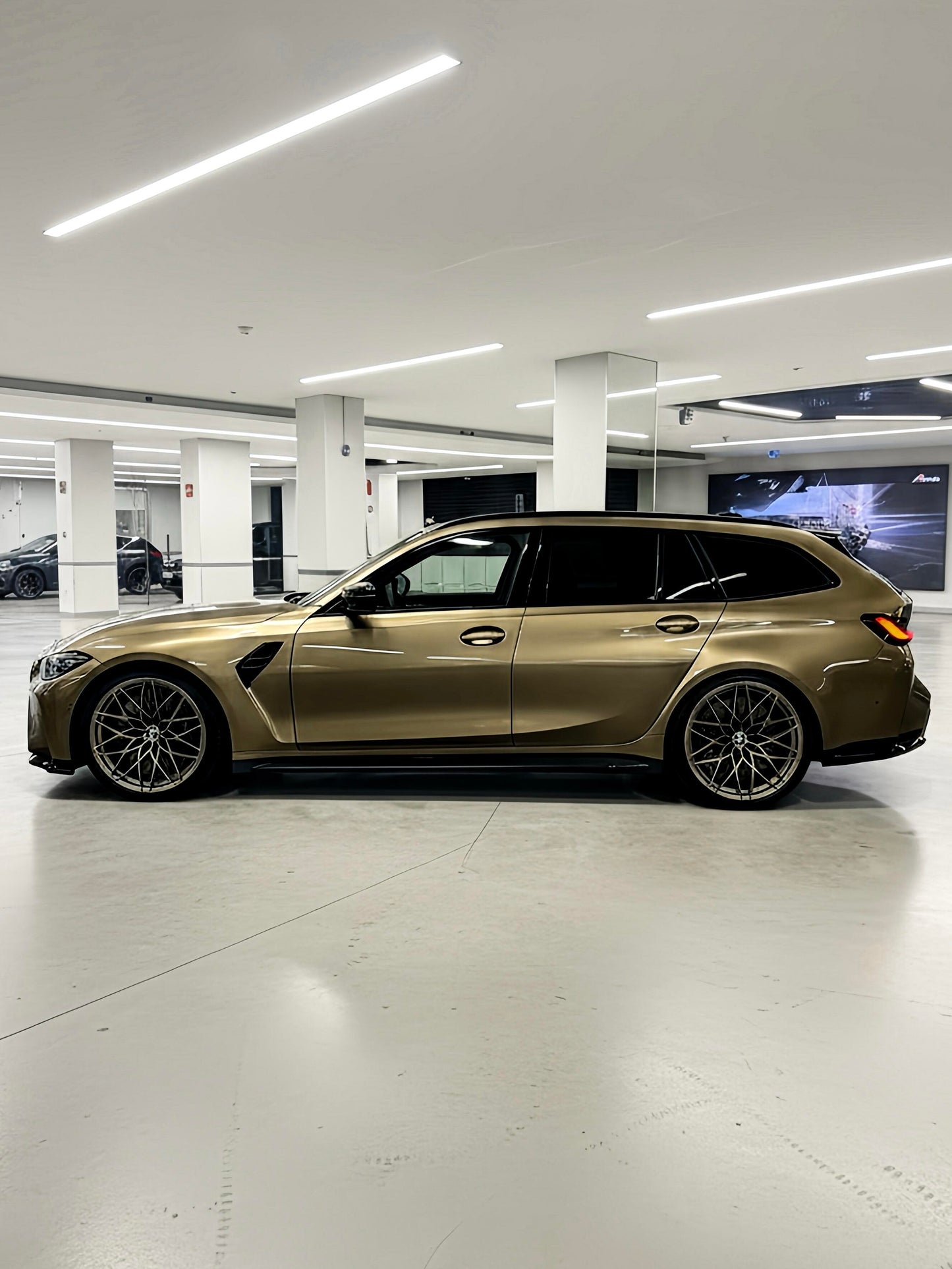 Vehicle Wrap Golden Copper for BMW X1