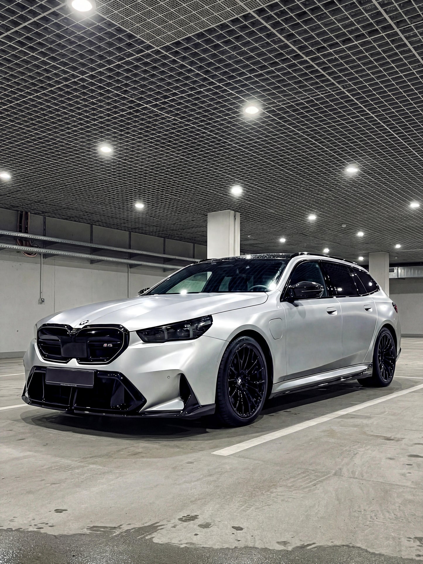 Ichangerfilm Vehicle Wrap Matte Frost Silver for BMW