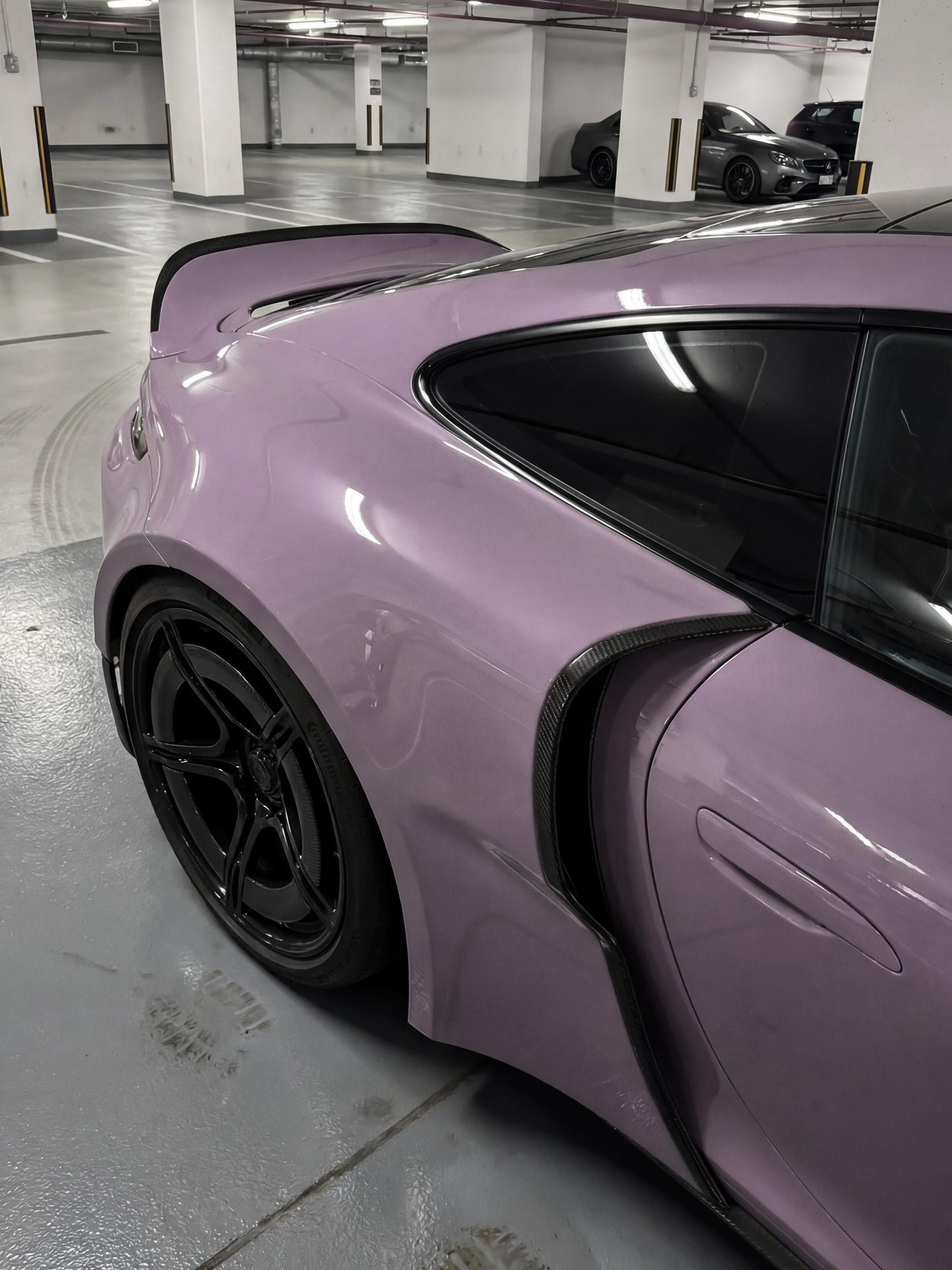 Ichangerfilm Vehicle Vinyl Wrapping Rukia Purple for Porsche