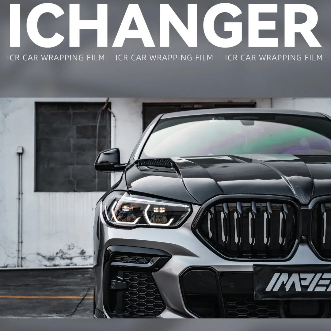 Wrapping Film Liquid Metal Silver