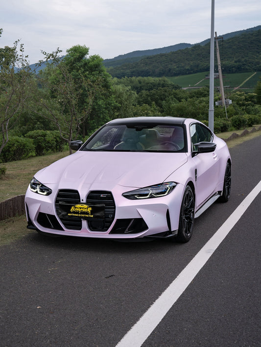 Vinyl Wrap Gloss Pear White To Pink