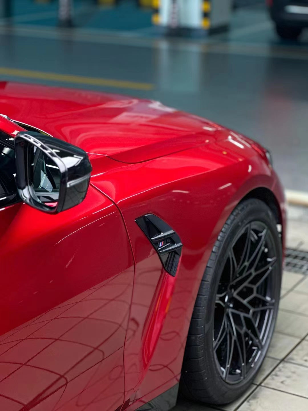 Vinyl Wrap Liquid Metal Store Red