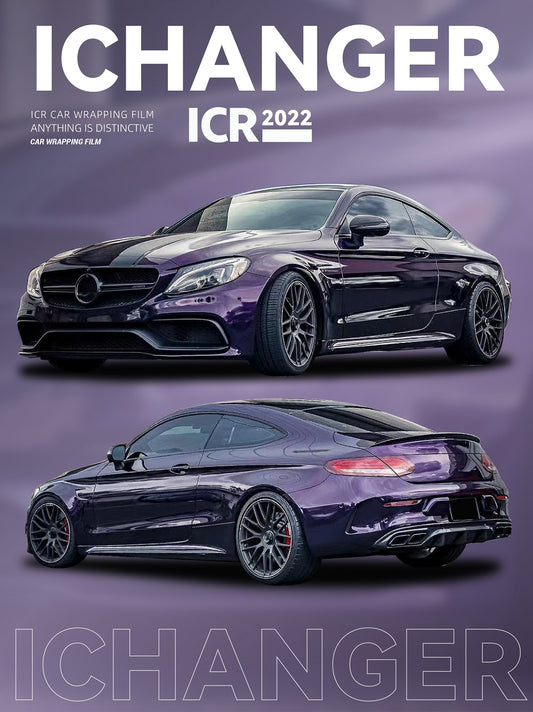 Wrapping Vehicle Film Super Paint Midnight Purple