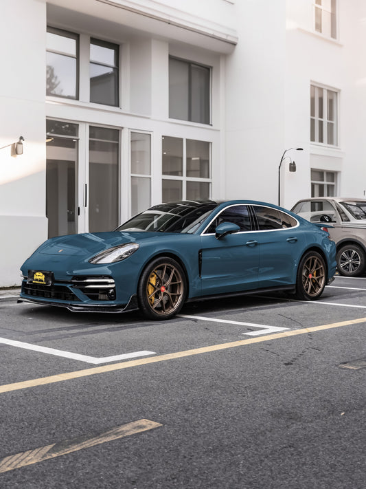 The Elegant Transformation of Butterfly Blue: A Journey of Porsche Panamera with Ichanger PPF