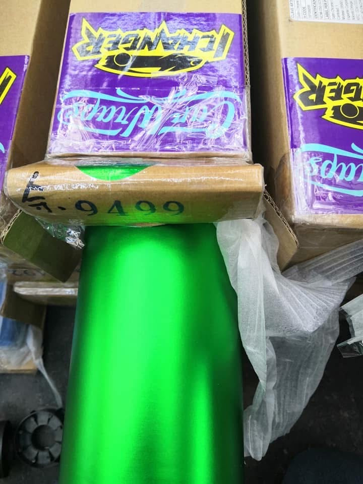 Ichangerfilm Vinyl Wrap Matte Chrome Green