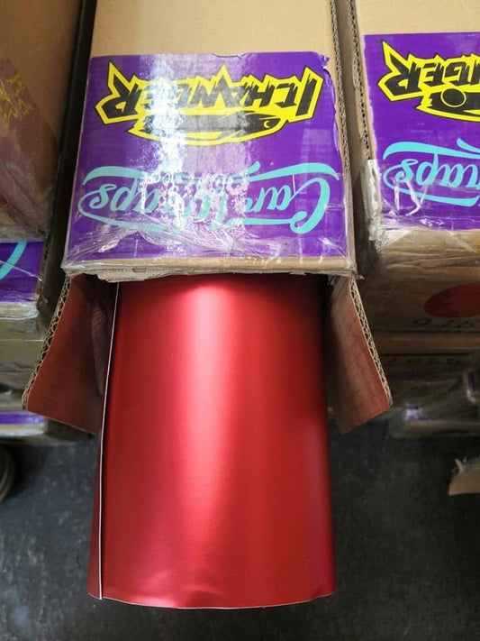 Ichangerfilm Vinyl Wrap Matte Chrome Red