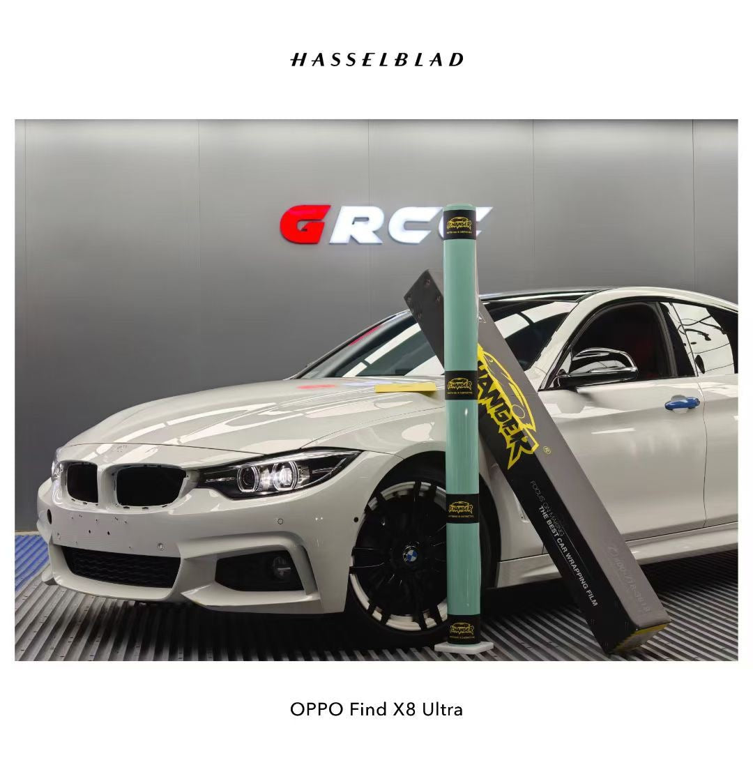 Ichangerfilm Wrapping this BMW in Mint Green Vinyl Wrap