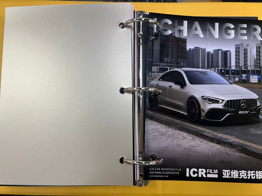 Ichanger Matte Victor Silver Car Wrapping Film: Exclusive Silver Shade, Infuse Your Ride with Premium Matte Texture